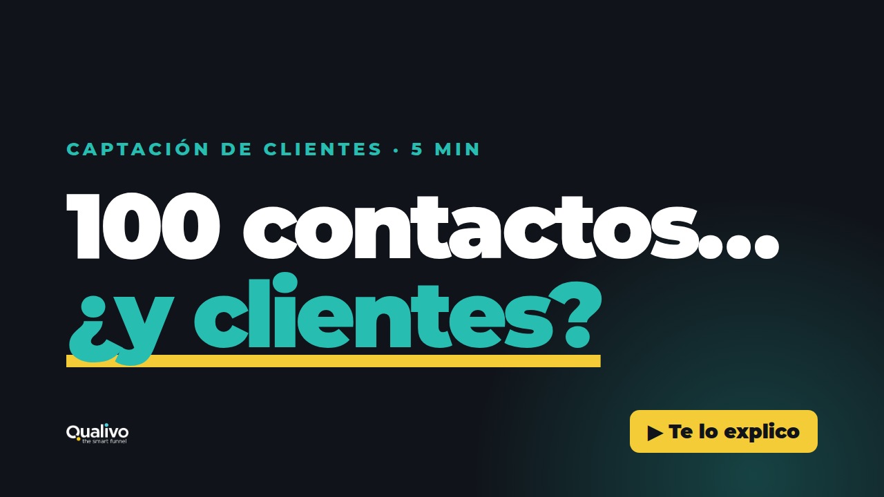 100 contactos… ¿y clientes? Vídeo de Qualivo de 5 minutos